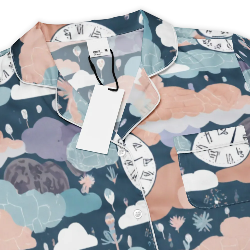Dreamtime Almanac on Women's Short Sleeve Pajama Top — Product details