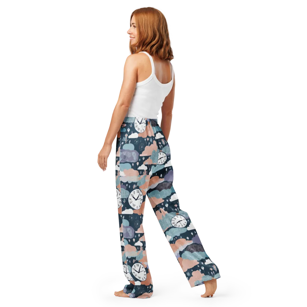Dreamtime Almanac on Women's Pajama Pants — Back