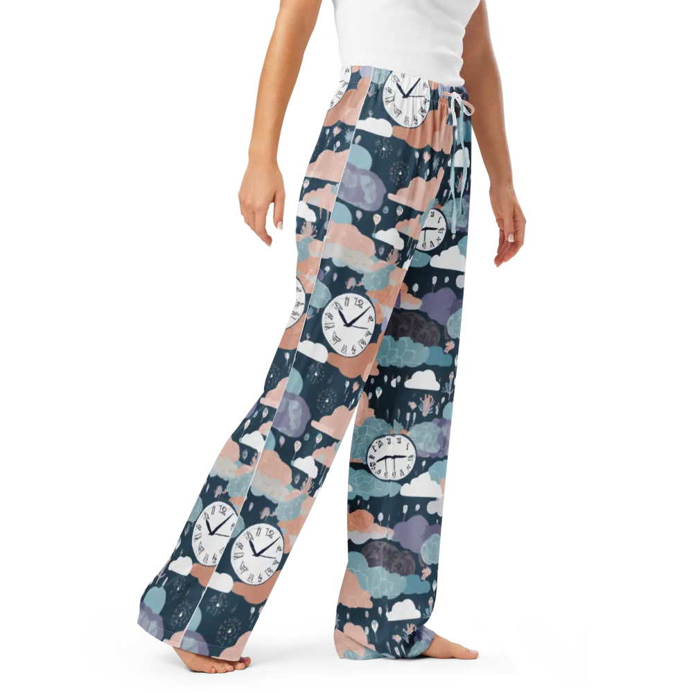 Dreamtime Almanac on Women's Pajama Pants — Right Front