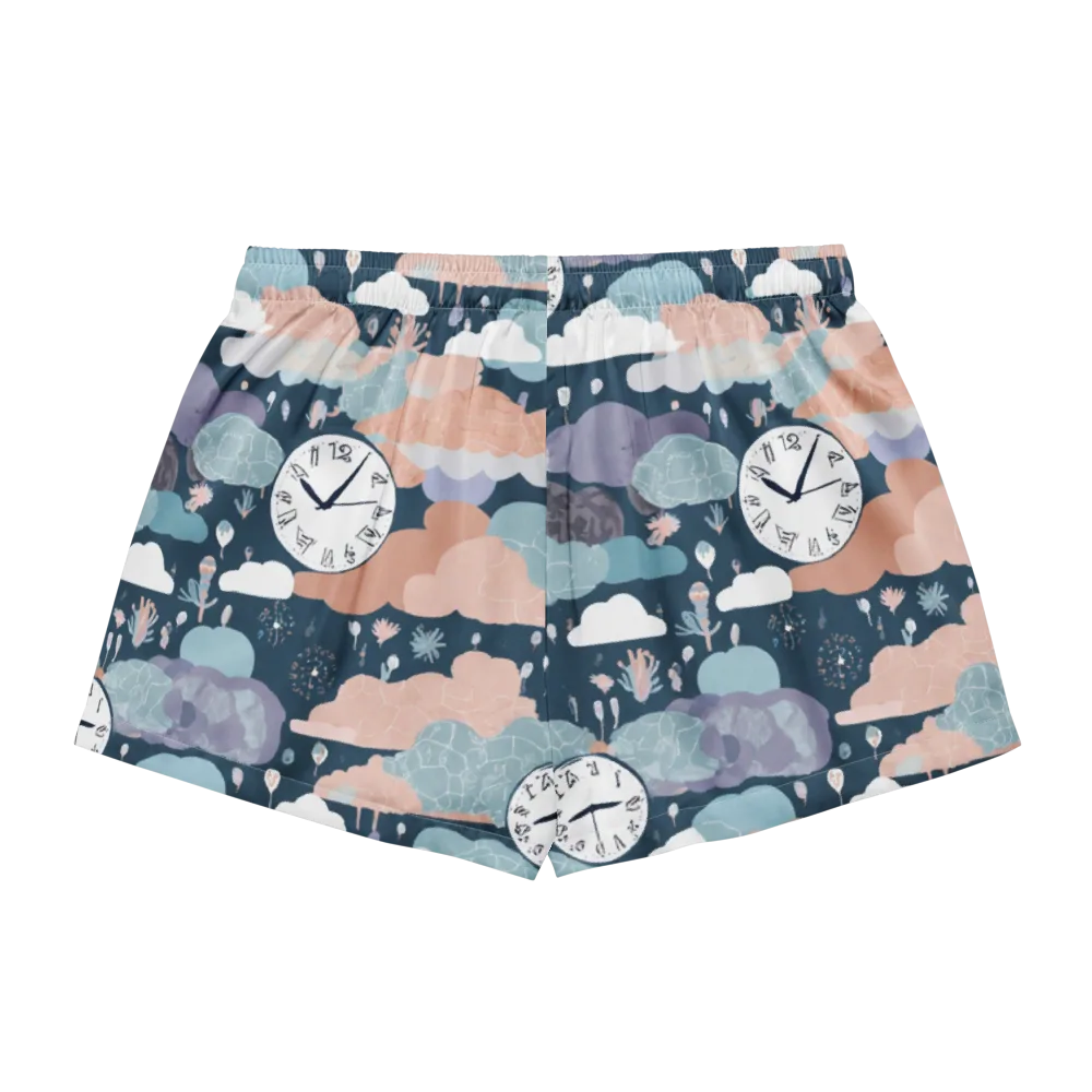 Dreamtime Almanac on Women's Pajama Shorts — Back