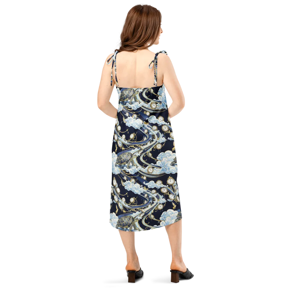 Celestial Slowtime on Slip Dress — Back