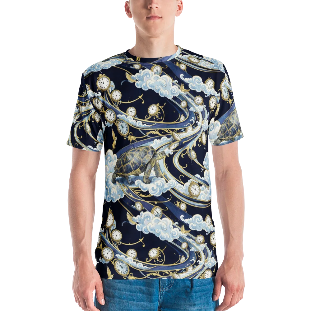 Celestial Slowtime on Men's Crew Neck T-Shirt — Front