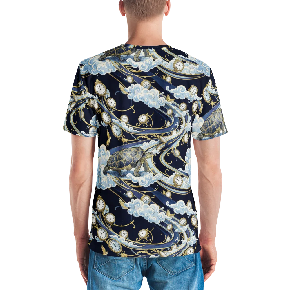 Celestial Slowtime on Men's Crew Neck T-Shirt — Back