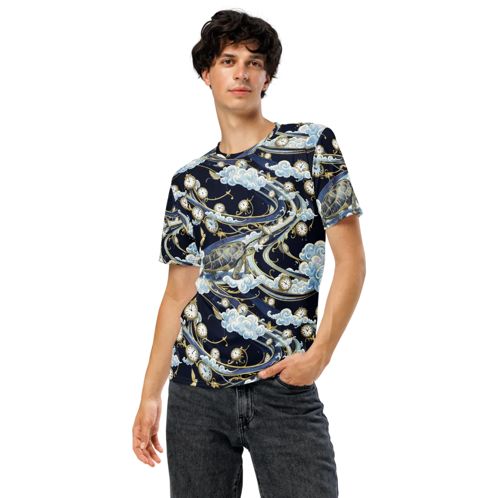 Celestial Slowtime on Men's Crew Neck T-Shirt — Front