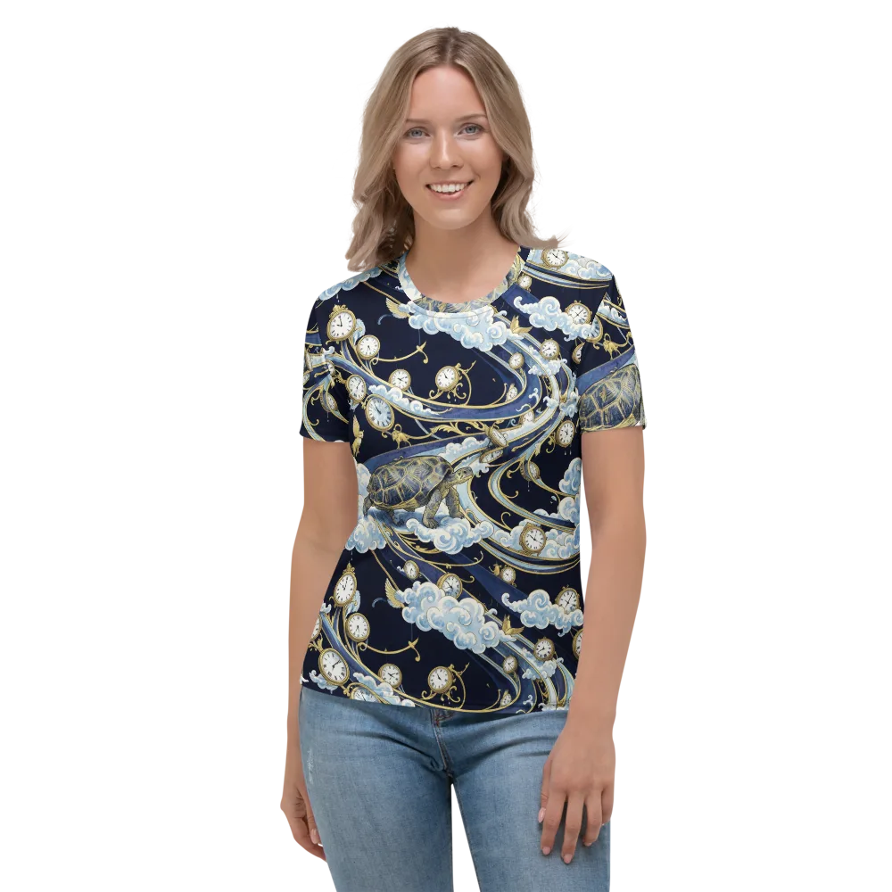 Celestial Slowtime on Women's Crew Neck T-Shirt — Front