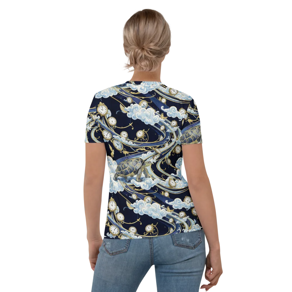 Celestial Slowtime on Women's Crew Neck T-Shirt — Back