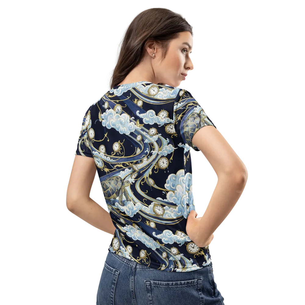 Celestial Slowtime on Women's Crew Neck T-Shirt — Back