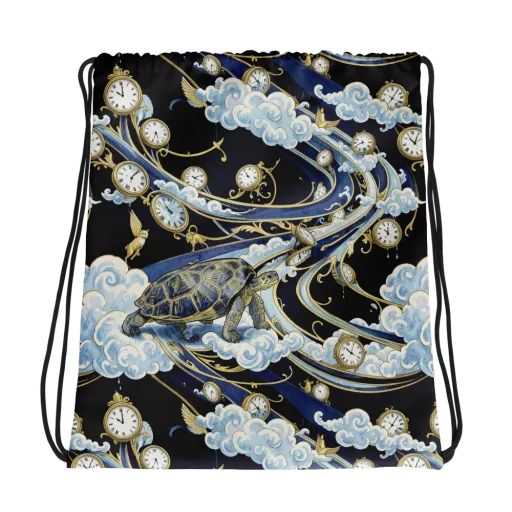 Celestial Slowtime on a Drawstring Bag