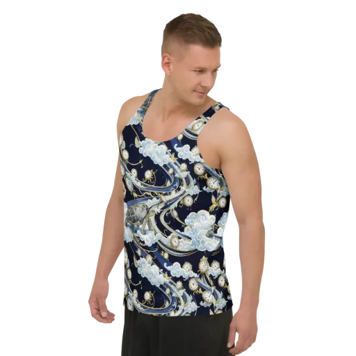 Celestial Slowtime on a Men's Tank Top