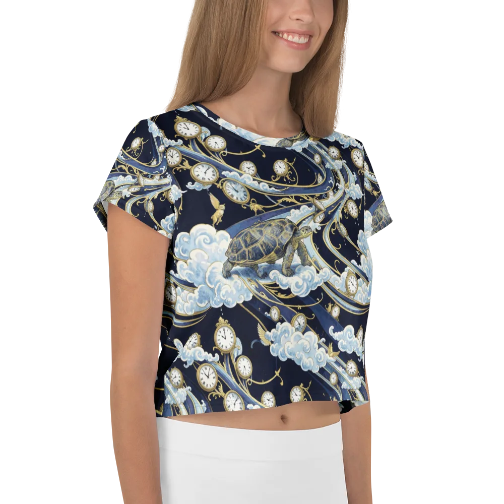 Celestial Slowtime on Crop Tee — Right