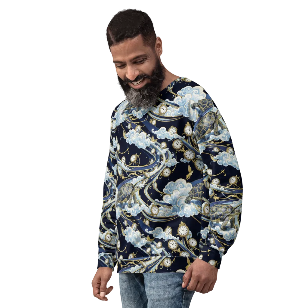 Celestial Slowtime on Sweatshirt — Left Front