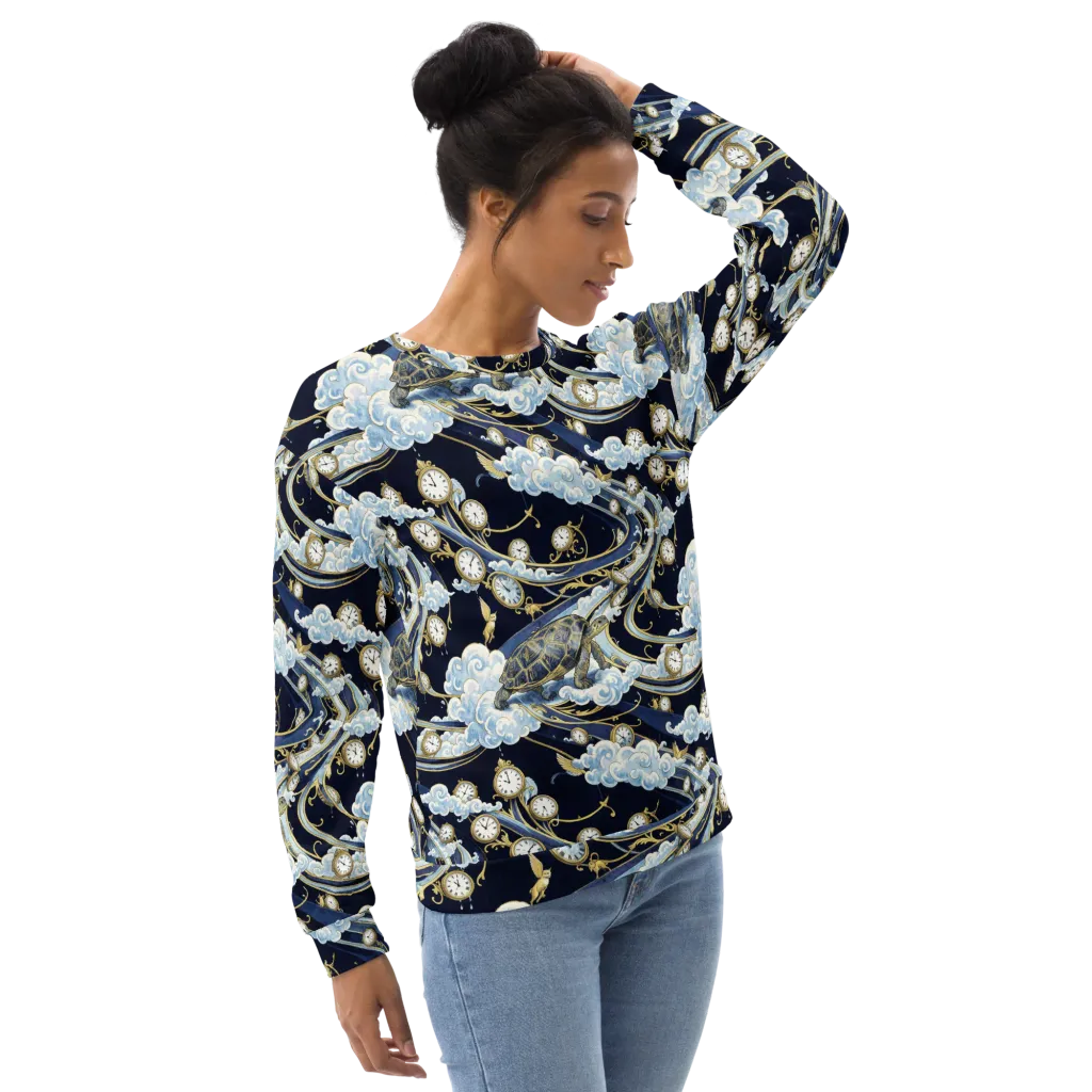 Celestial Slowtime on Sweatshirt — Right Front