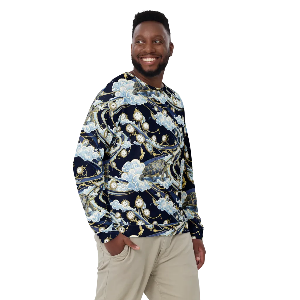 Celestial Slowtime on Sweatshirt — Front