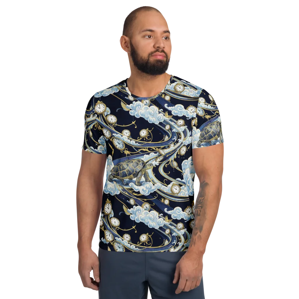 Celestial Slowtime on Men's Athletic T-Shirt — Front