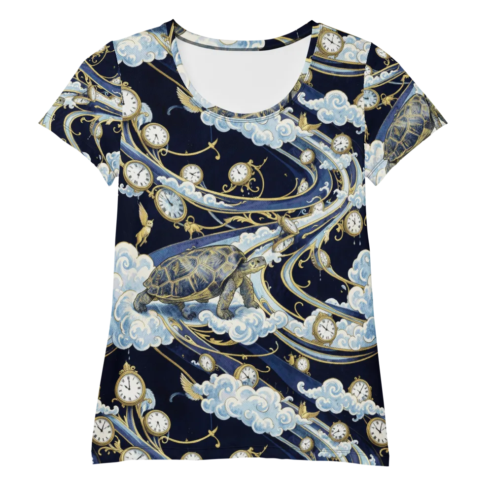 Celestial Slowtime on Women's Athletic T-Shirt — Front