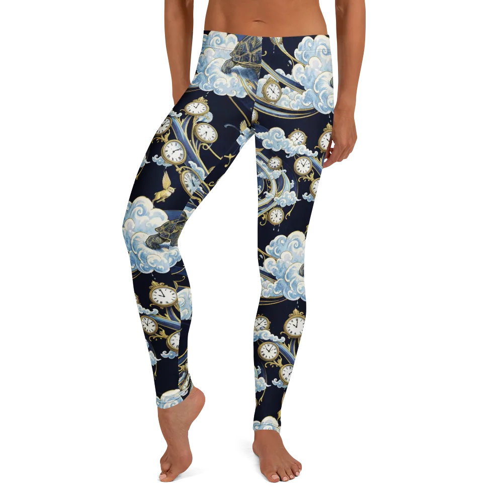 Celestial Slowtime on Leggings — Front