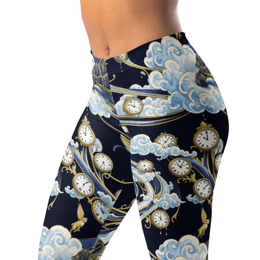 Celestial Slowtime on Leggings — Left Front