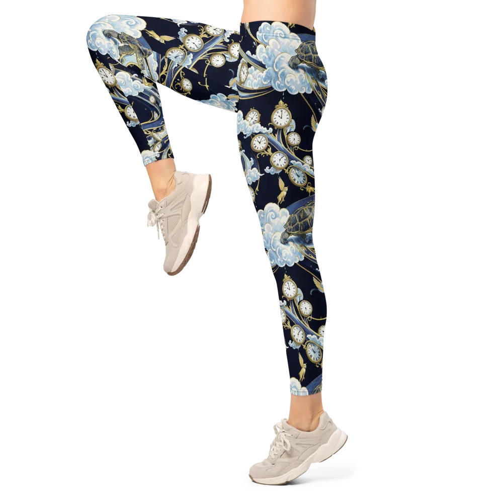Celestial Slowtime on Leggings — Left