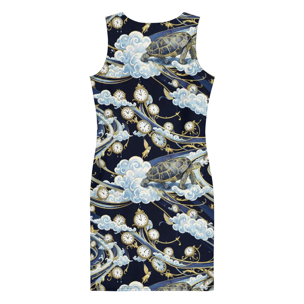 Celestial Slowtime on Bodycon Dress — Back