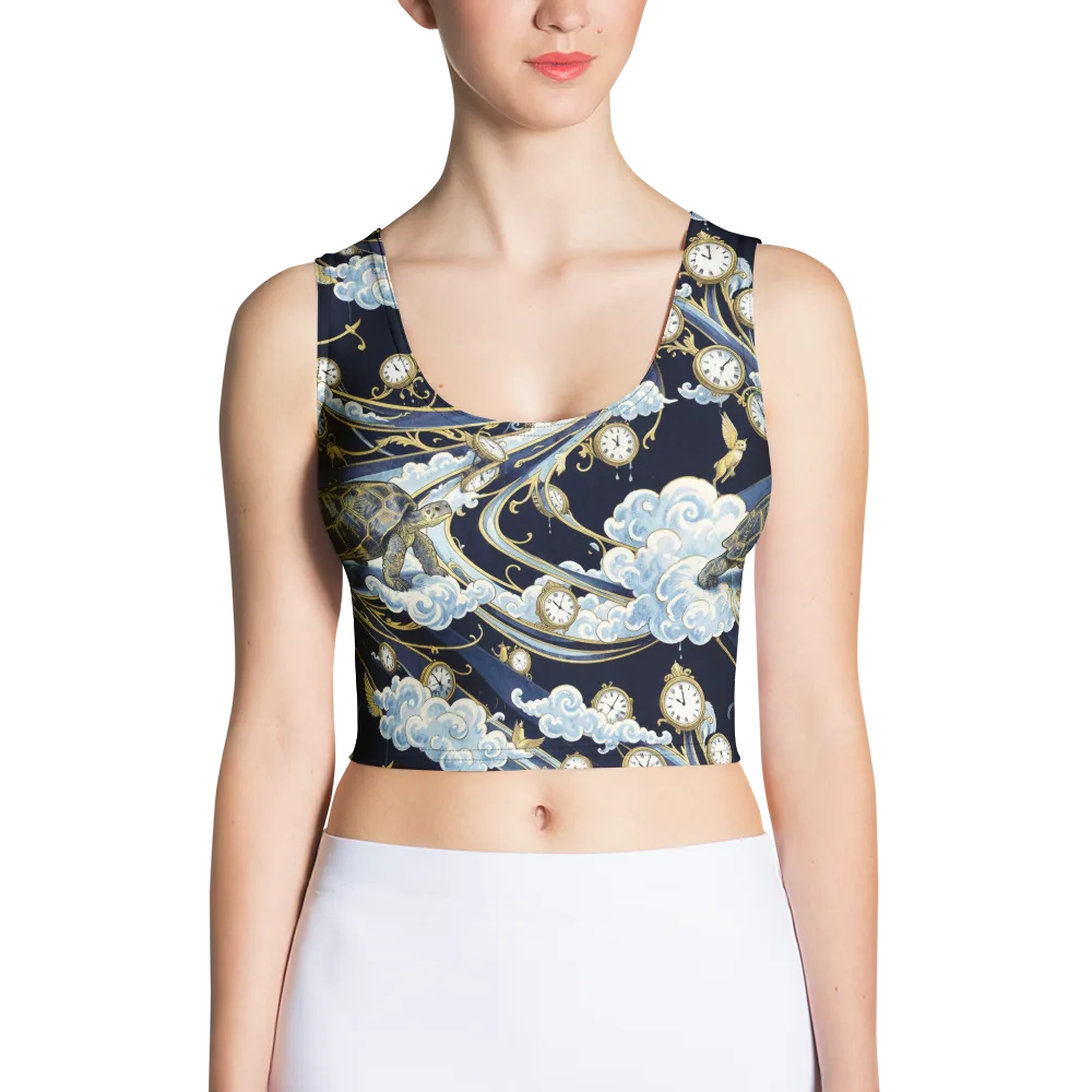 Celestial Slowtime on Crop Top — Front