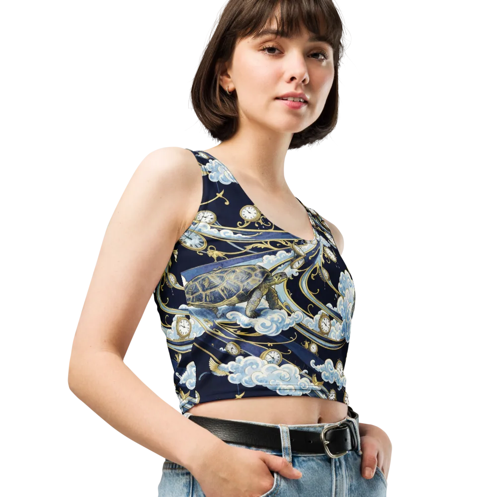 Celestial Slowtime on Crop Top — Right Front