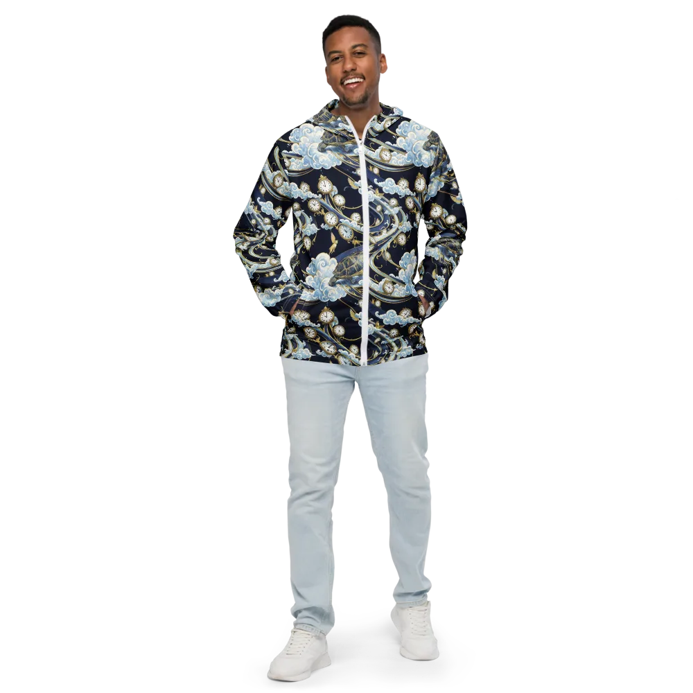 Celestial Slowtime on Men's Windbreaker — Front