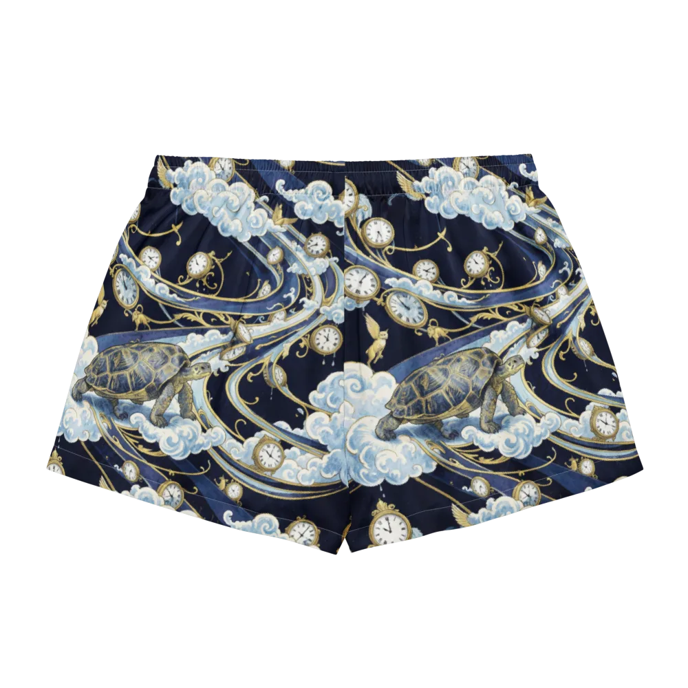 Celestial Slowtime on Women's Pajama Shorts — Back