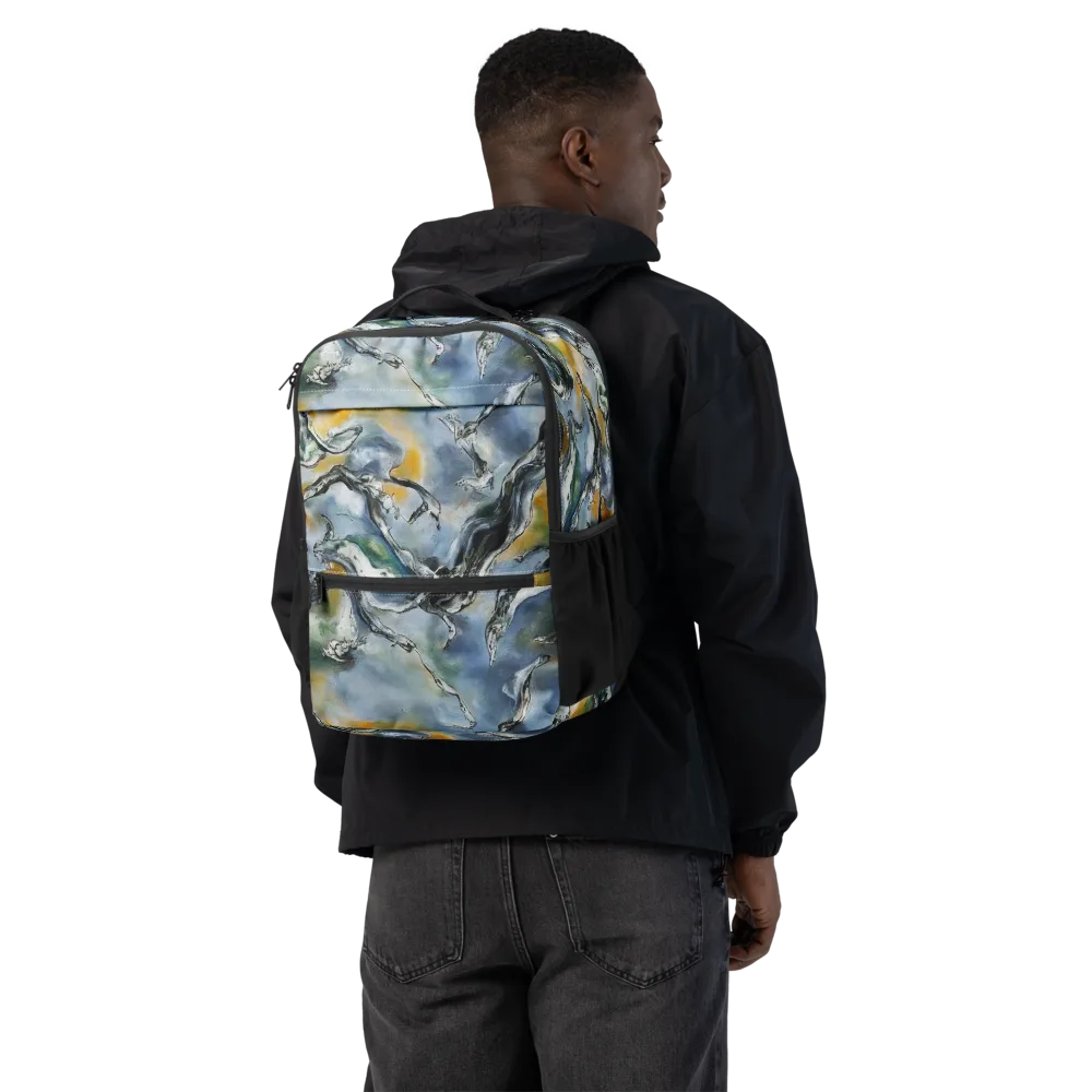 Whale Song on Utility Backpack — Back