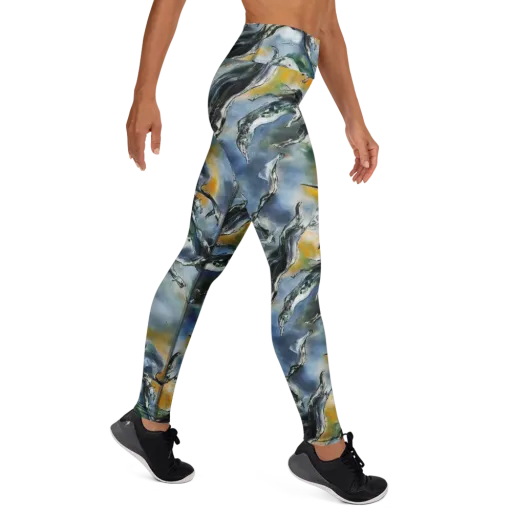 Whale Song on a Yoga Leggings