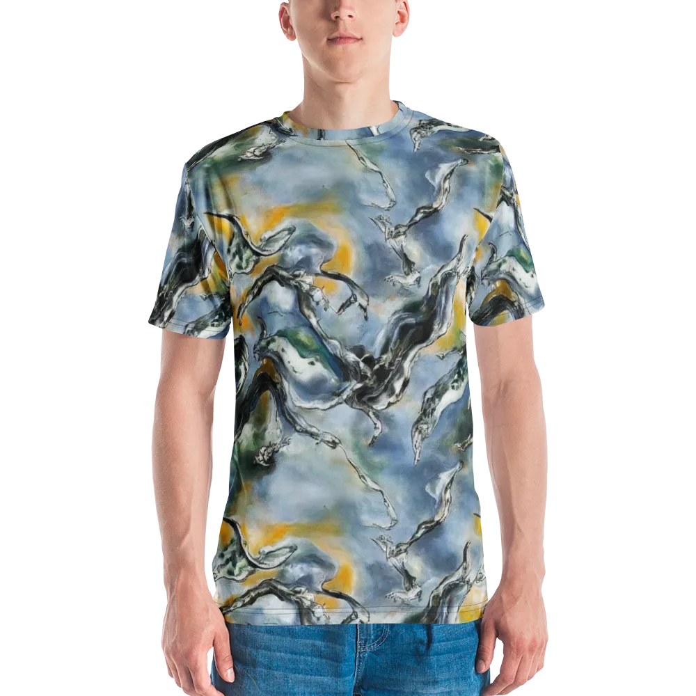 Whale Song on Men's Crew Neck T-Shirt — Front