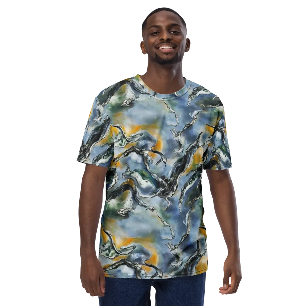 Whale Song on Men's Crew Neck T-Shirt — Front