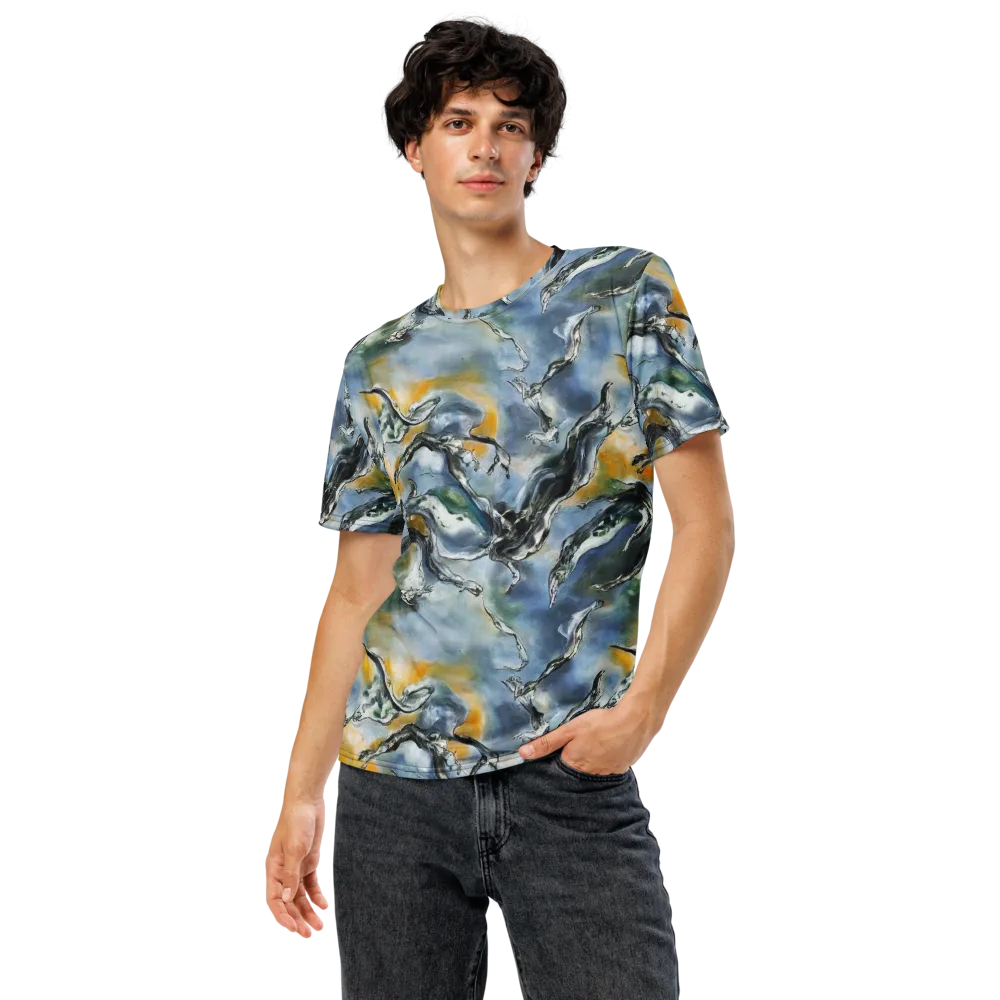 Whale Song on Men's Crew Neck T-Shirt — Front