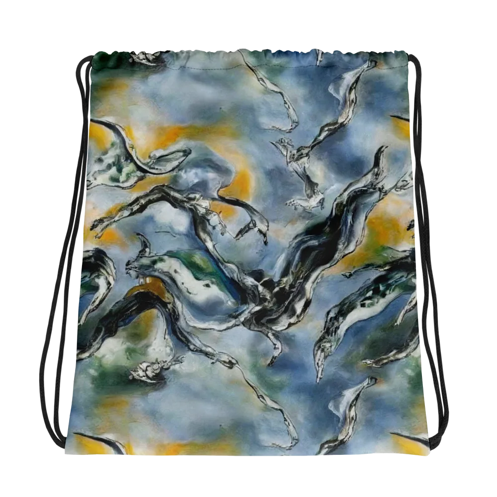 Whale Song on Drawstring Bag — Photo