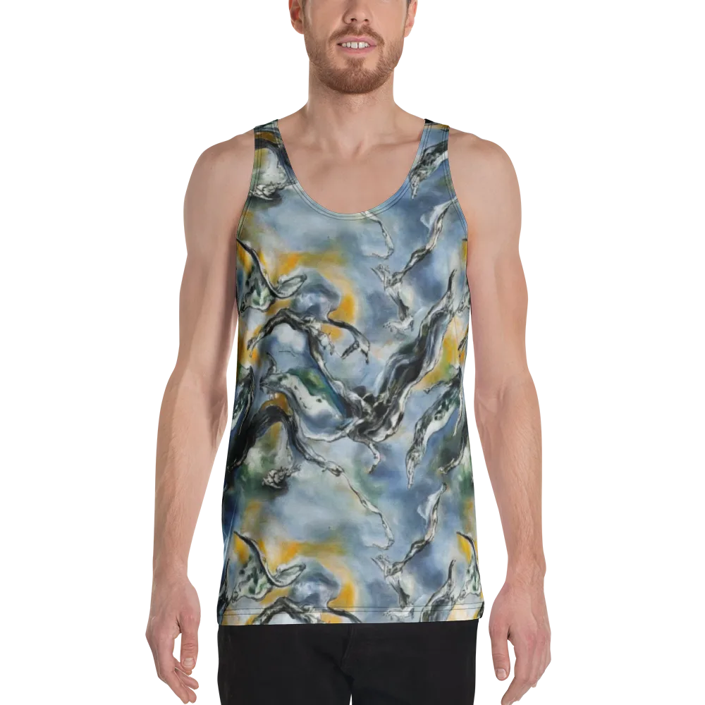 Whale Song on Men's Tank Top — Front