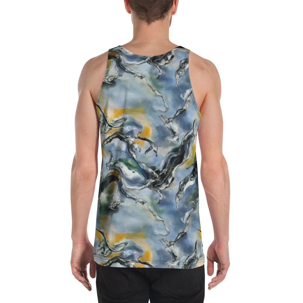 Whale Song on Men's Tank Top — Back