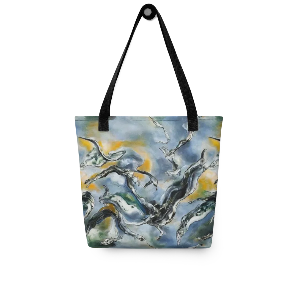 Whale Song on Tote Bag — Front