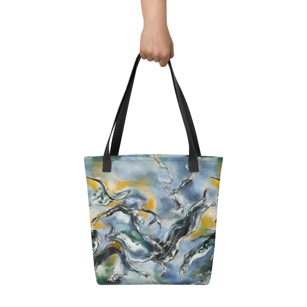 Whale Song on Tote Bag — Front
