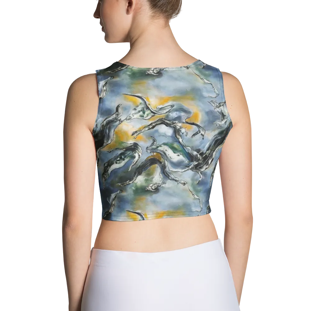 Whale Song on Crop Top — Back