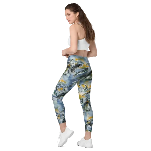 Whale Song on a Leggings with Pockets
