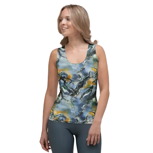 Whale Song on a Women's Tank Top