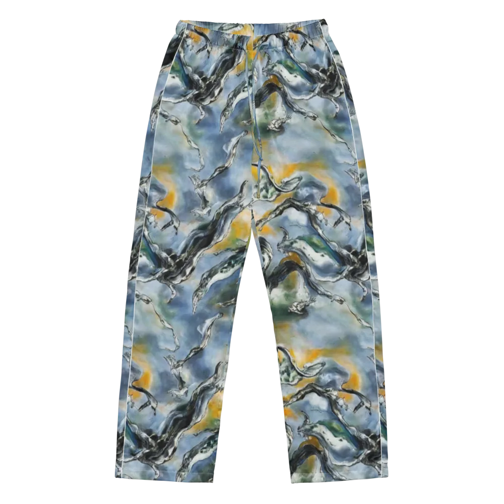 Whale Song on Women's Pajama Pants — Front