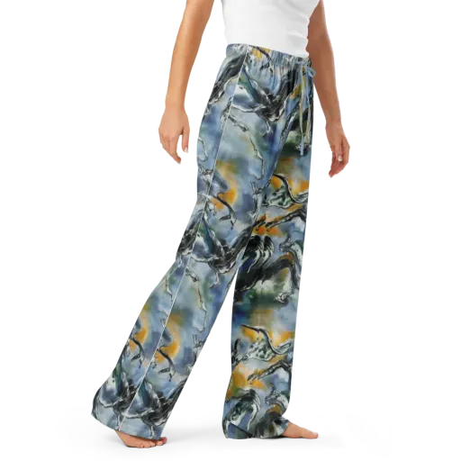Whale Song on a Women's Pajama Pants