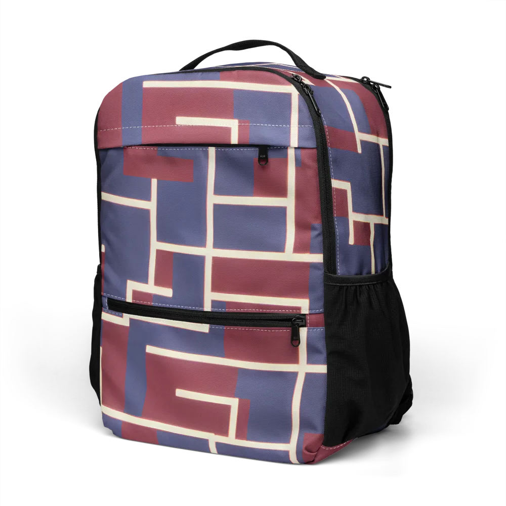 Luminous Maze on Utility Backpack — Left Front