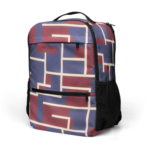 Luminous Maze on a Utility Backpack