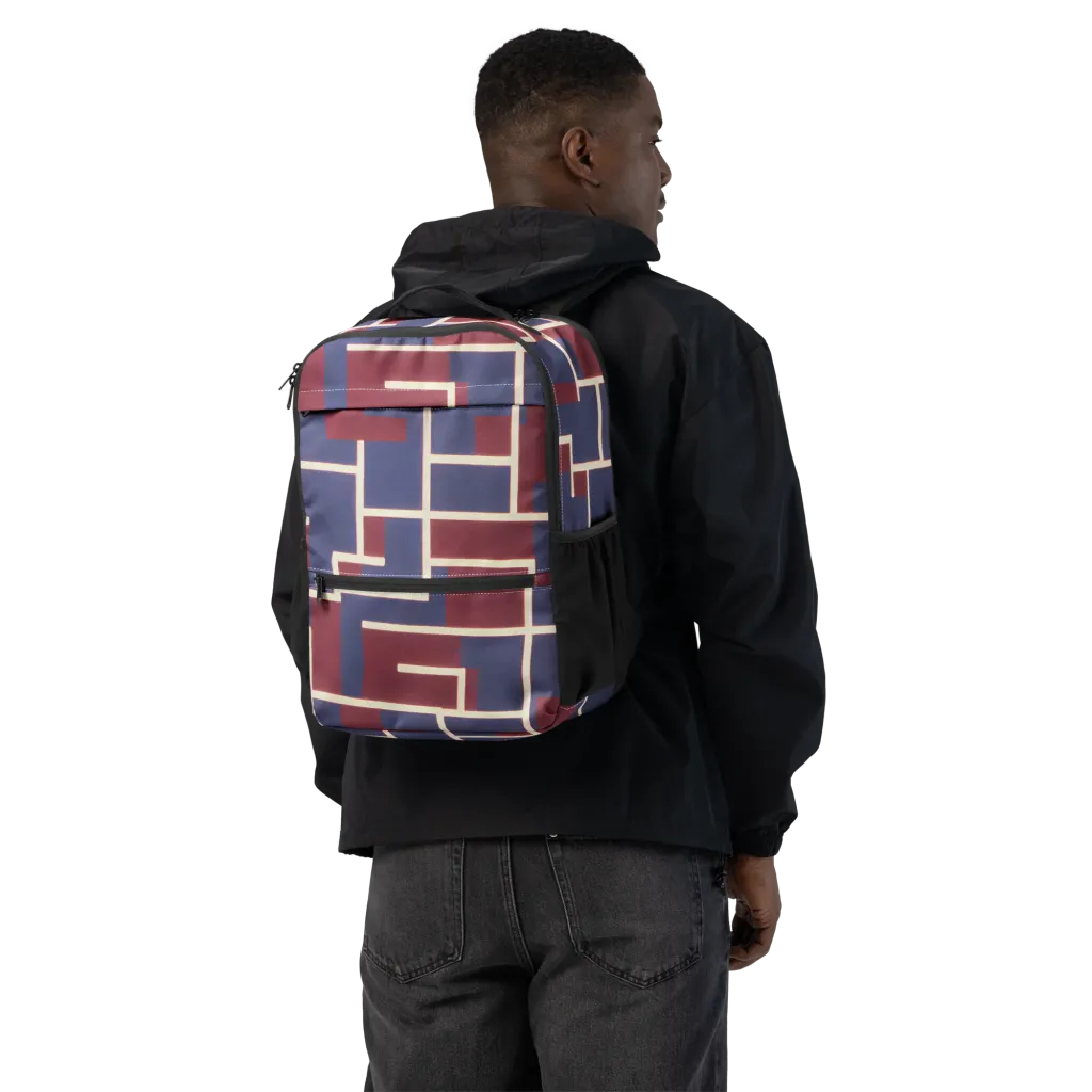 Luminous Maze on Utility Backpack — Back