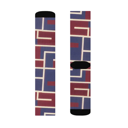 Luminous Maze on a Socks