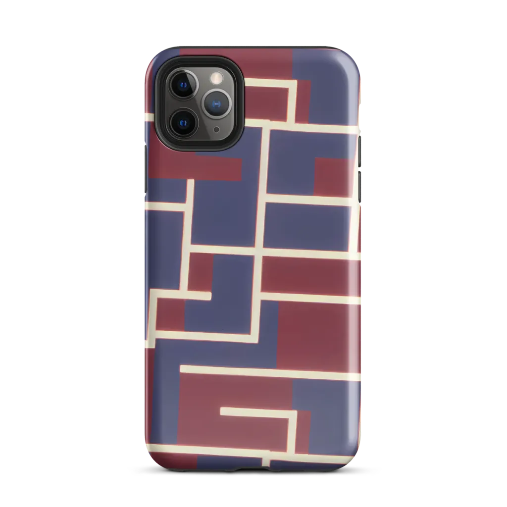 Luminous Maze on Tough Case for iPhone® — Front