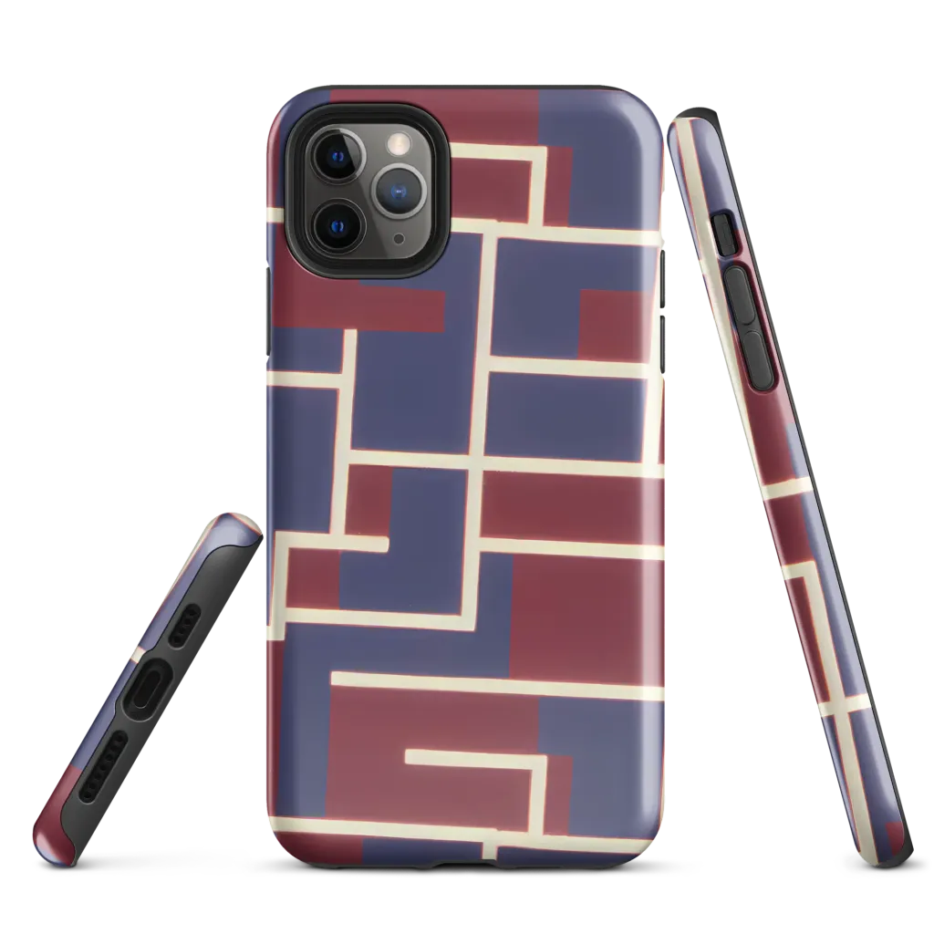 Luminous Maze on Tough Case for iPhone® — Front