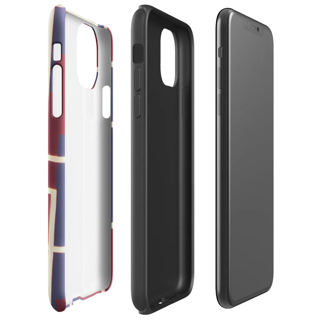 Luminous Maze on Tough Case for iPhone® — Right