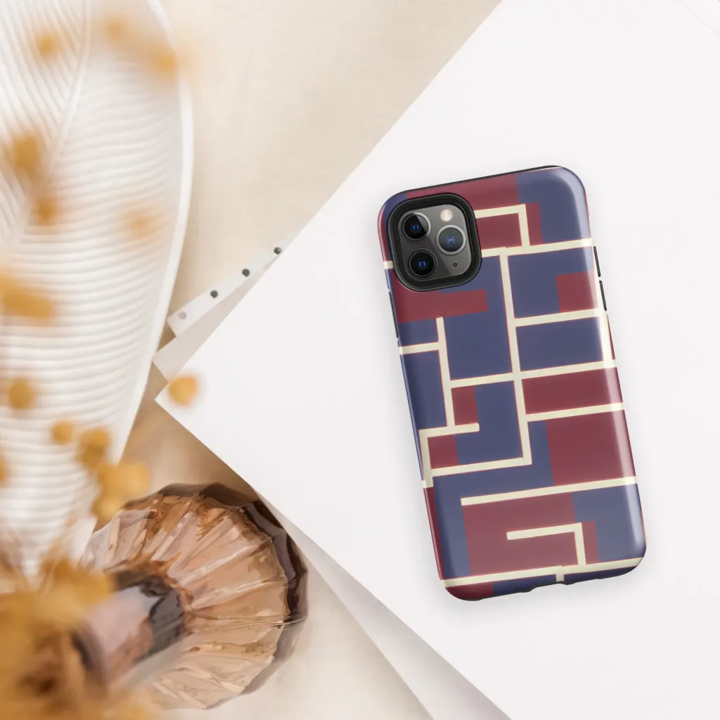 Luminous Maze on Tough Case for iPhone® — Front